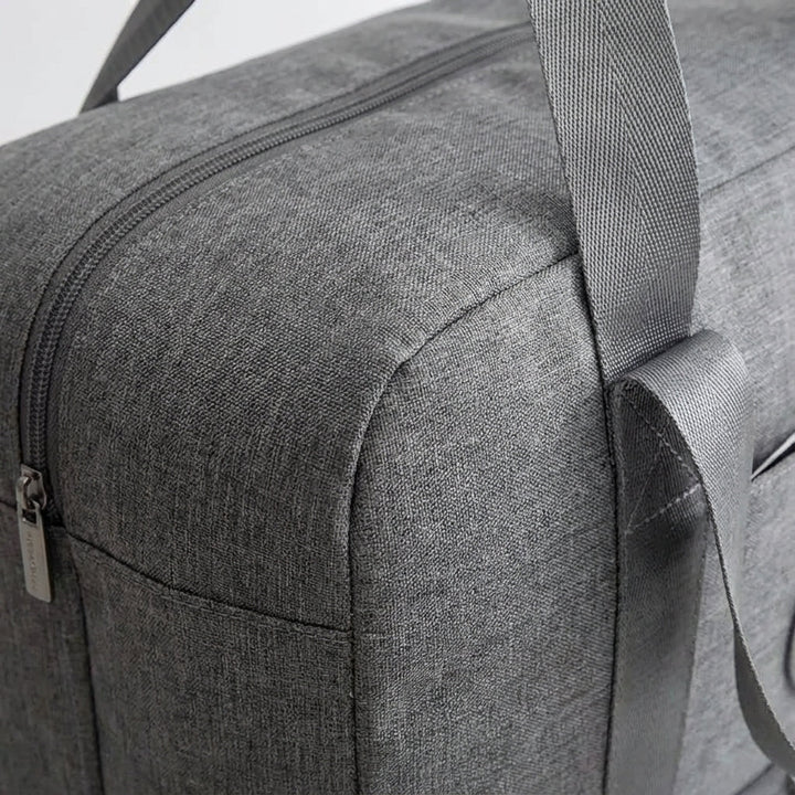 Blauwe Stowport weekendtas met functioneel schoenenvak, perfect voor sport of korte reizen.