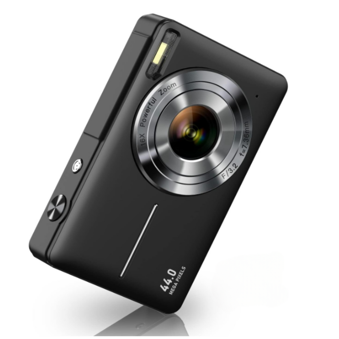 RetroSnap digitale camera met geheugenkaart, klaar voor al je reisfotografie en herinneringen.