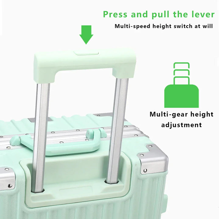 Lichtgewicht hardshell bagagekoffer 'Campus' met robuust design, perfect voor zorgeloos reizen.