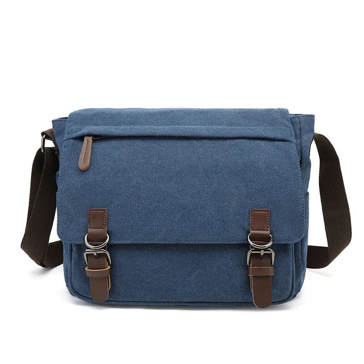 Duurzame canvas herentas, crossbody model. Veelzijdig en comfortabel voor dagelijks gebruik of avonturen.