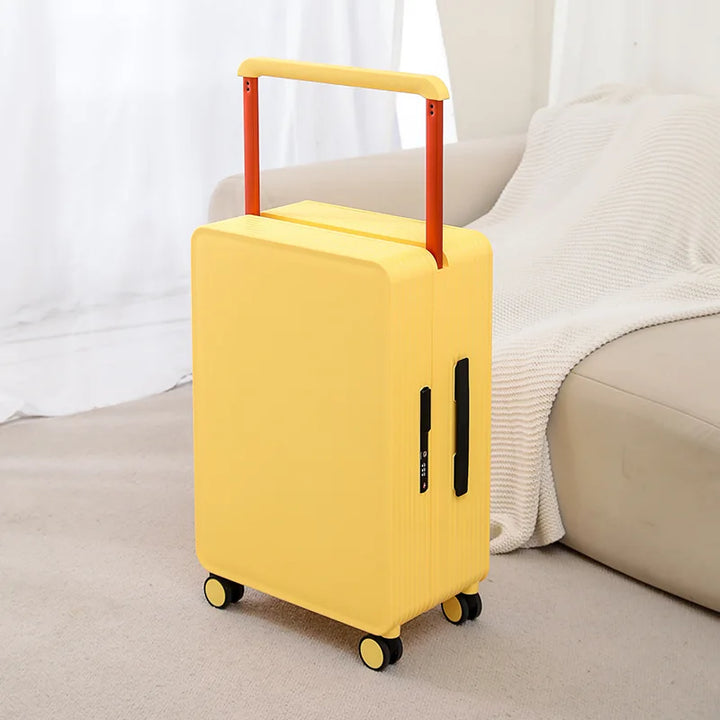 Duurzame hardcase reisbagage met geïntegreerd TSA slot voor zorgeloze reizen.
