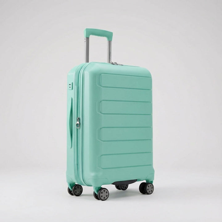 Innovatieve SpinCore hardshell bagage, uitbreidbaar en uitgerust met responsieve spinner wielen voor gemak.