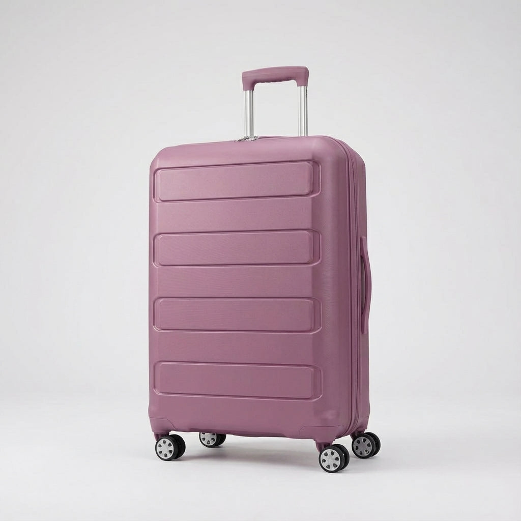 Geavanceerde uitbreidbare hardshell koffer met 360 graden draaiende spinner wielen en extra opbergruimte.