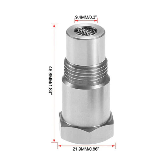 Eenvoudig te installeren M18x1.5 O2 sensor adapter, een must-have CEL fix voor auto-uitlaatsystemen.
