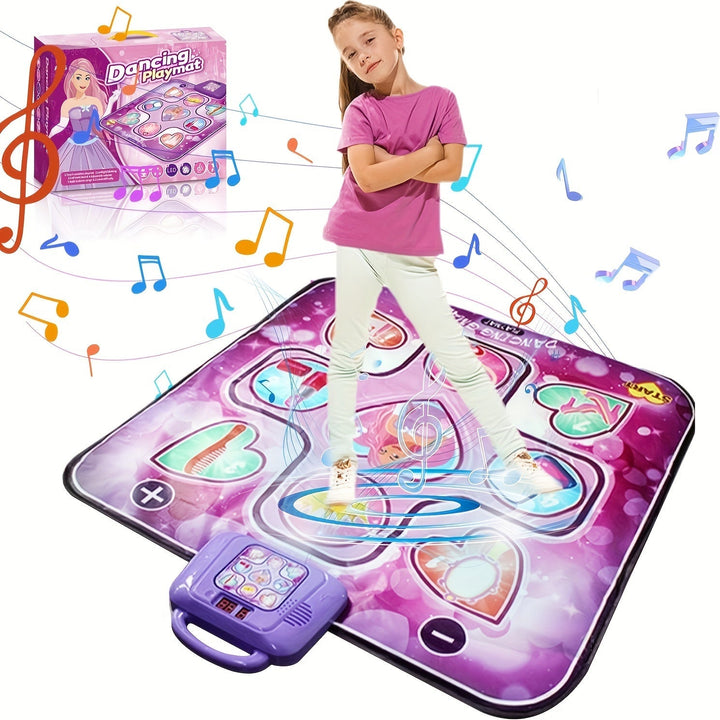 Roze interactieve dansmat voor meisjes, een perfect cadeau voor actief en schermvrij ritmisch speelplezier.