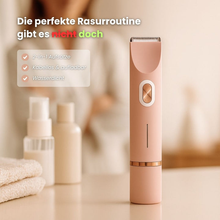 Veilig elektrisch scheerapparaat voor vrouwen, geschikt voor gevoelige huid en zacht ontharen.