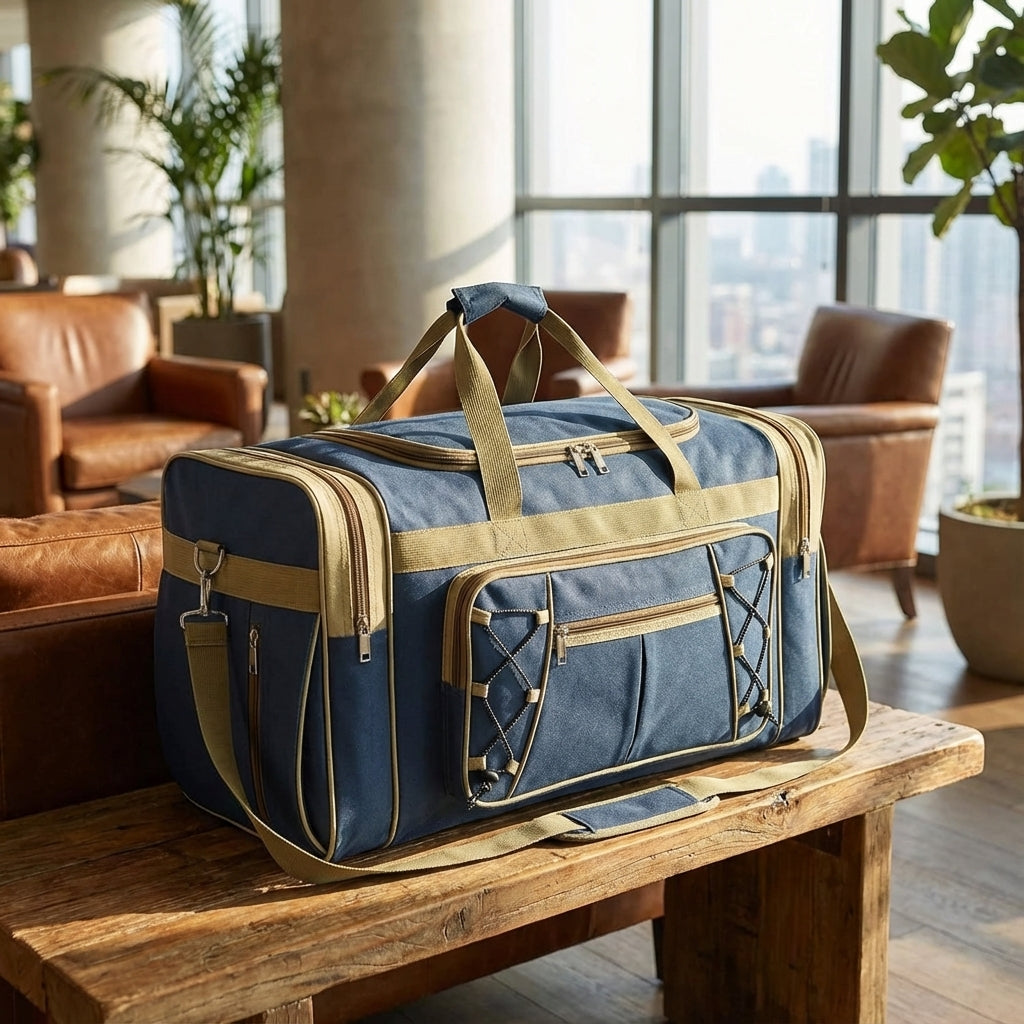 Ruime opvouwbare reistas PackLiteX van Oxford, ideaal als lichtgewicht duffelbag of weekendtas voor reizen.