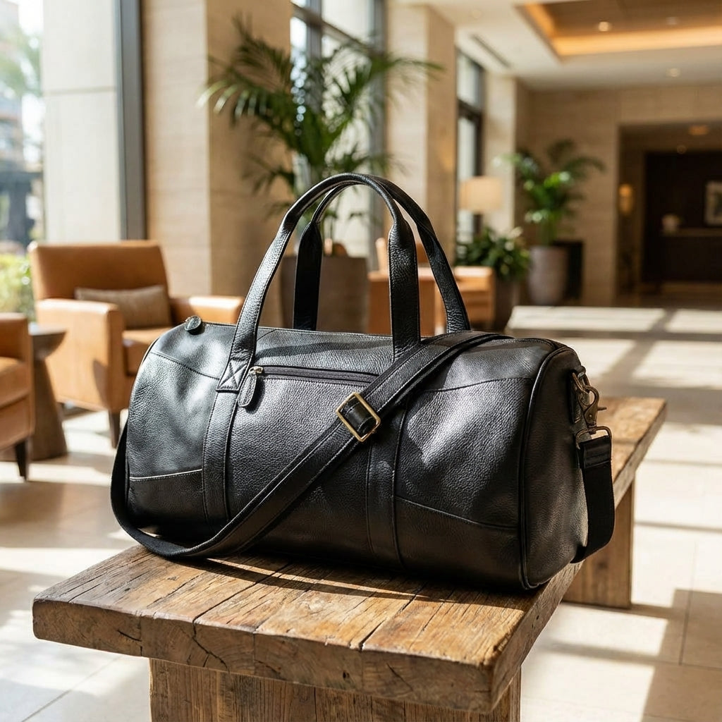Ruime unisex weekendtas van Gripwell, ideaal voor korte reizen. Comfortabele schouderband inbegrepen.