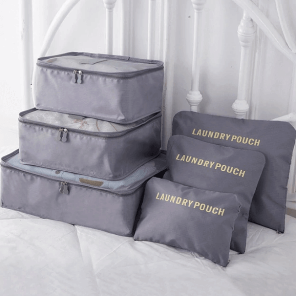 Georganiseerde reistassen voor al je spullen: een must-have voor compacte bagage.