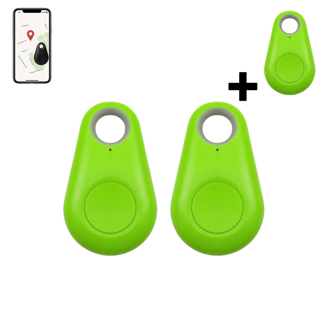 Groep van SafeTrack Mini GPS trackers; diverse toepassingen voor families & bedrijven.