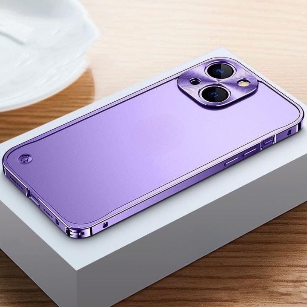 Sterke aluminium iPhone hoes: optimale smartphone bescherming en een luxe afwerking.