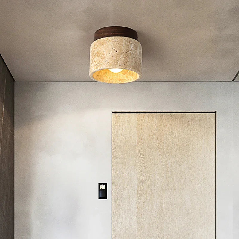 "Sara Japanse plafondlamp, minimalistisch crèmekleurig design, elegante uitstraling voor moderne interieurs, geschikt voor E2