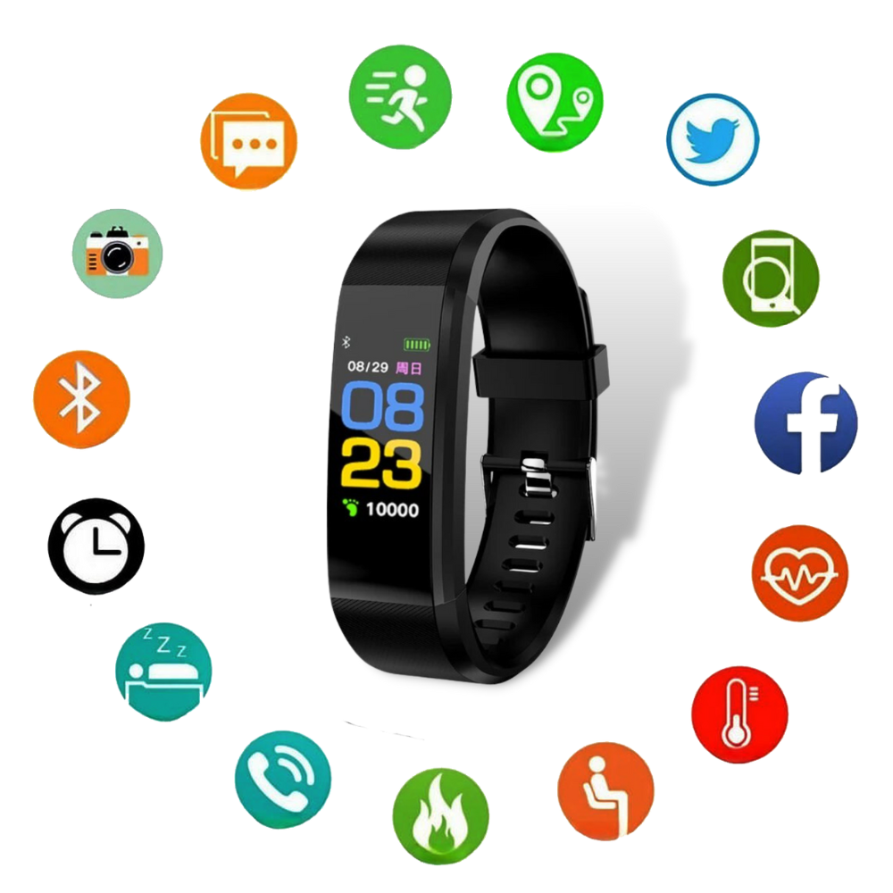 Verbeterde senioren smartwatch met uitgebreide gezondheidsmonitor en groot, leesbaar display voor optimale bruikbaarheid.