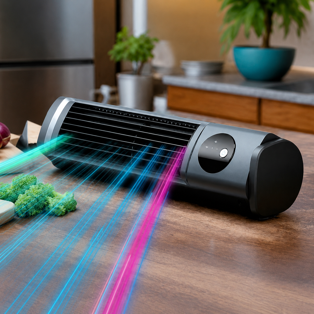 Draagbare elektrische torenventilator voor verkoeling in slaapkamer, kantoor of woonkamer met handige timer.
