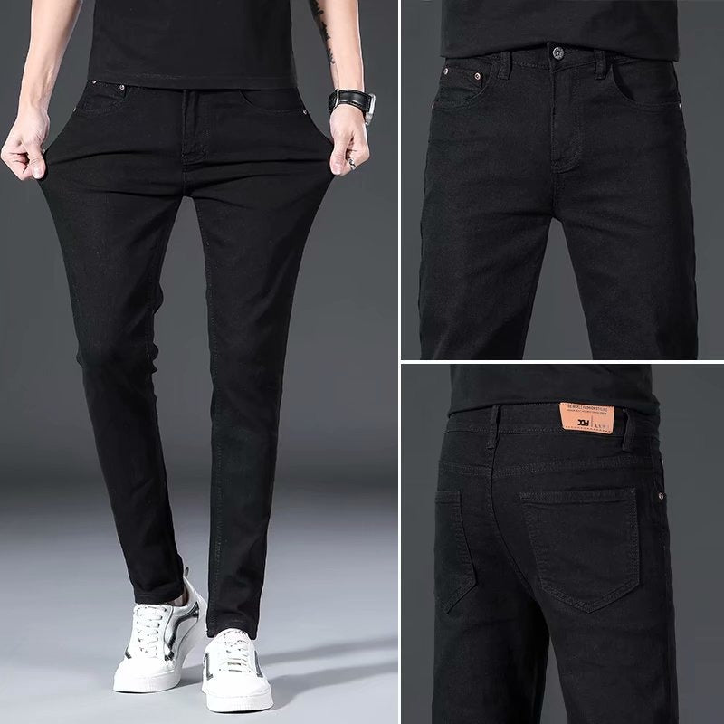 Slim fit heren jeans in stretch katoen, comfortabele pasvorm, ideaal voor elke gelegenheid. Geschikt voor dagelijks gebruik.