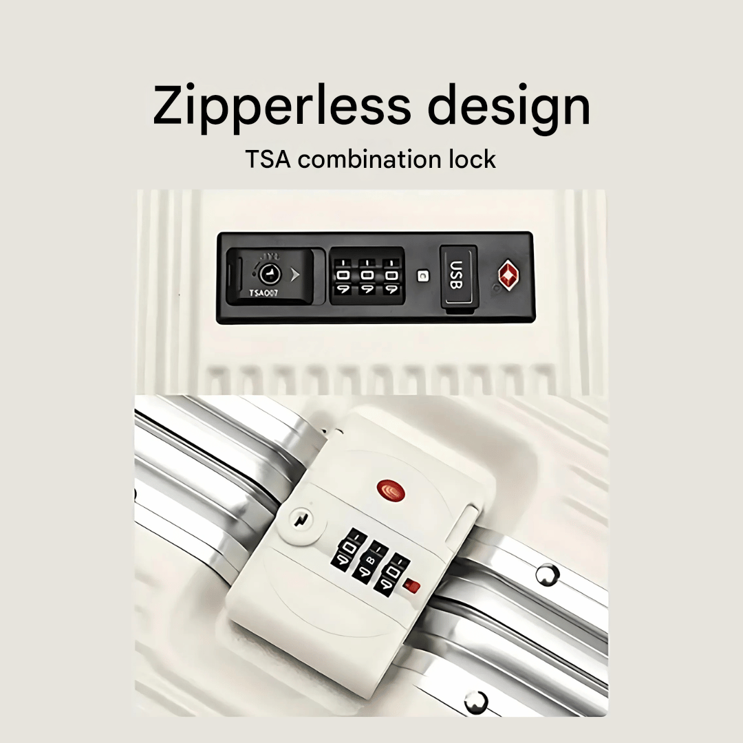 Nooit meer lege apparaten met deze slimme USB handbagagekoffer, ideaal voor lange reizen.