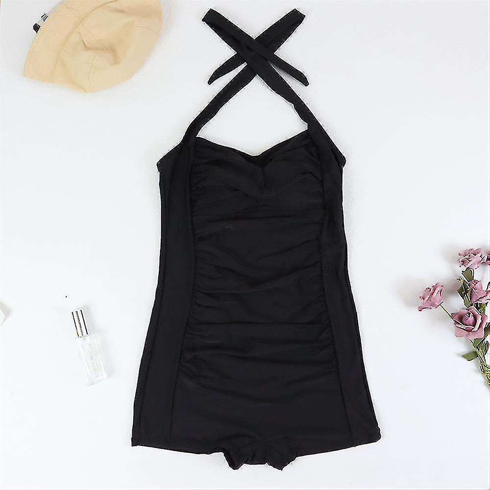 Sportief dames badpak met boyleg, sneldrogend en ademend. Ideaal voor zwembad of strand, accentueert vrouwelijke vormen.