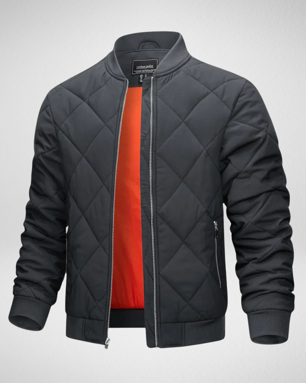 Casual gewatteerd herenjack, ideaal als warme buitenkleding voor elke dag in de koudere maanden.