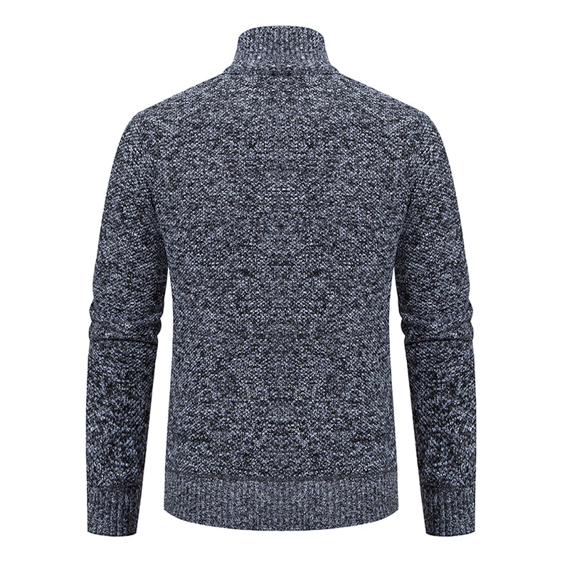 "Stijlvol Connor herenvest, tijdloos en comfortabel, elegante geribde kraag en manchetten, zacht ademend materiaal."