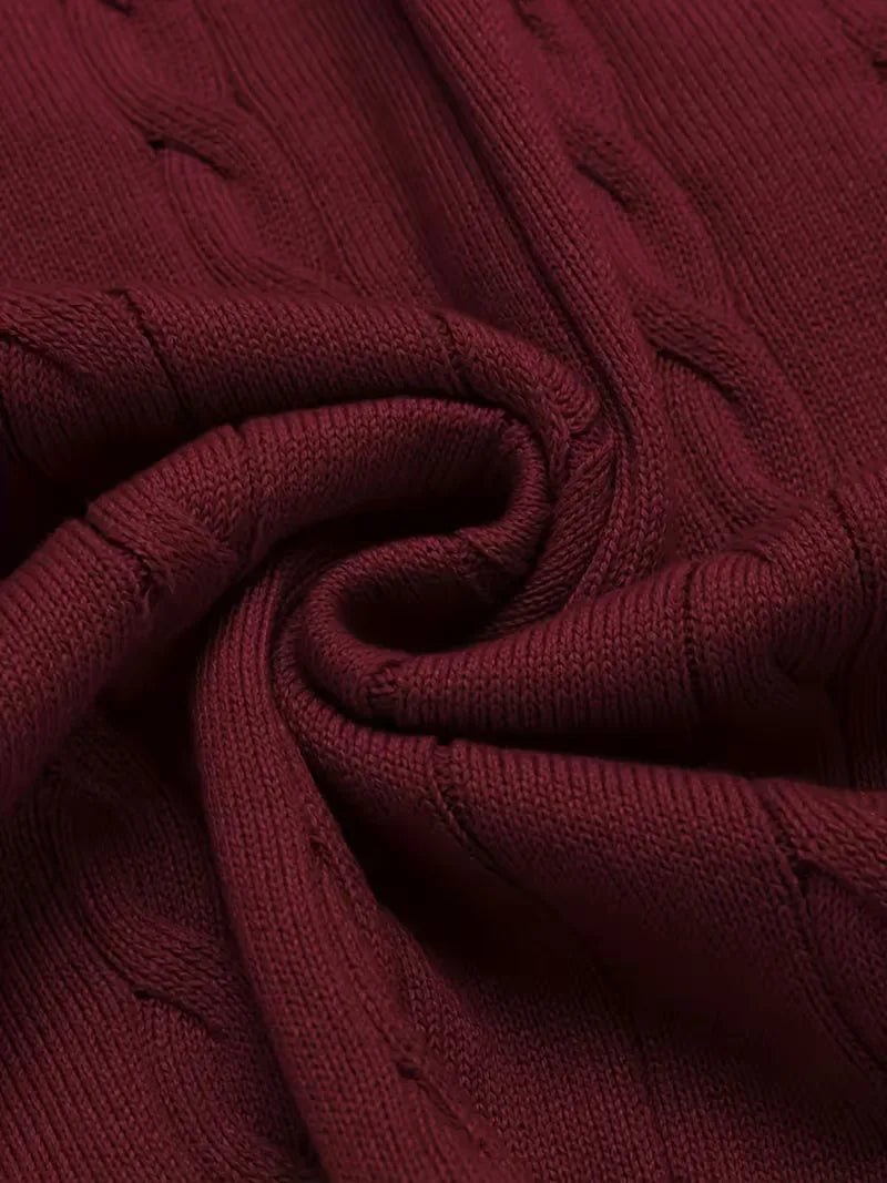 Herenvest, mouwloos, V-hals, gebreid. Perfect voor laagjes en een smartcasual uitstraling.