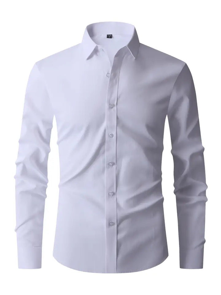 Stijlvol heren overhemd met lange mouwen, comfortabel en ademend. Perfect voor zakelijk of casual gebruik.