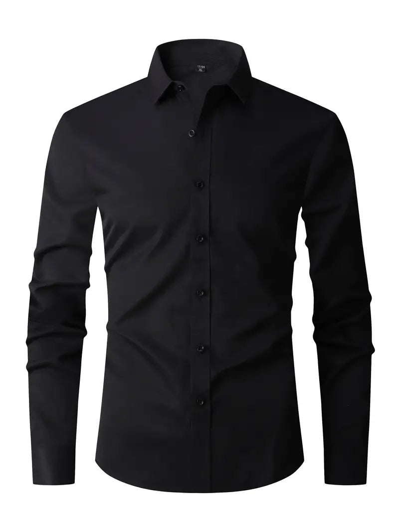 Chique herenoverhemd voor een zakelijke of formele look. Ademende stof, modieus en in diverse kleuren.