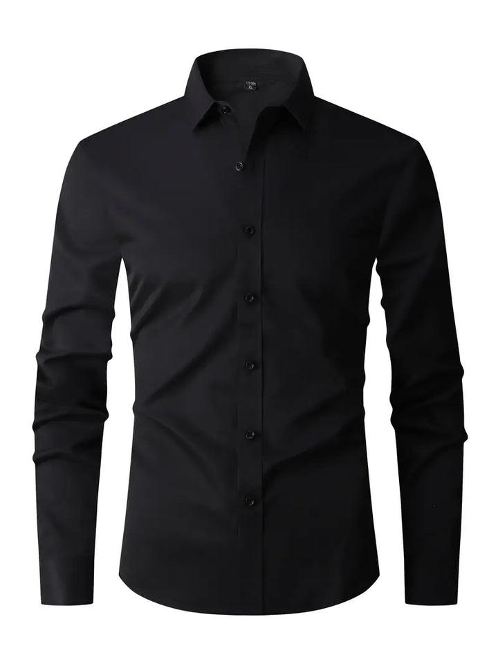 Chique herenoverhemd voor een zakelijke of formele look. Ademende stof, modieus en in diverse kleuren.