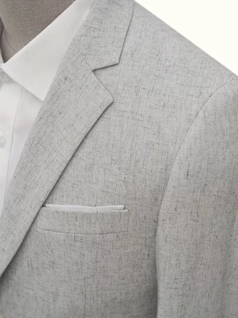 Hedendaags heren slim fit colbert, voor de man die stijl en kwaliteit waardeert.