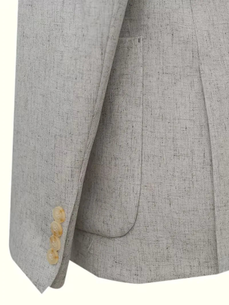 Feestelijk heren blazer, getailleerd voor een onberispelijke look tijdens elke viering.