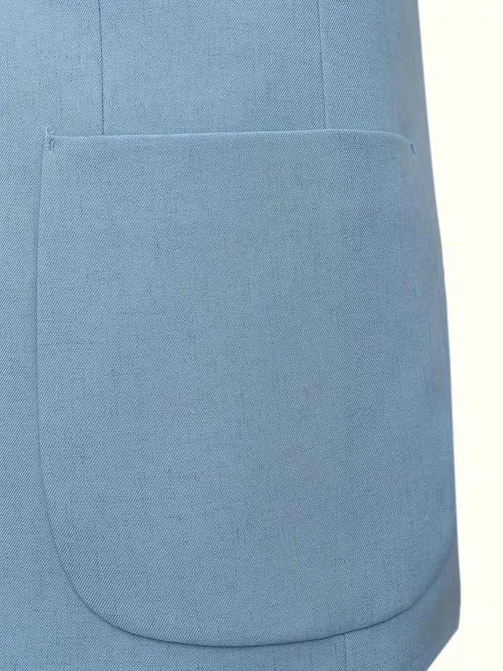 Lichtgewicht heren colbert slim fit, perfect voor warme dagen met een professionele touch.