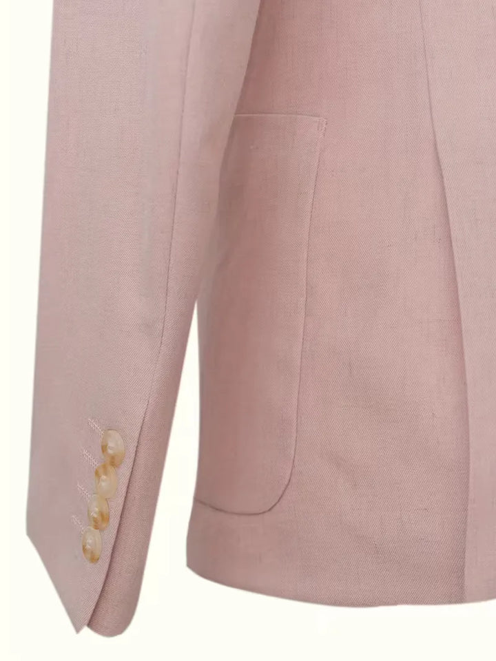 Chique heren colbert, getailleerd voor een scherpe look op feestjes en zakelijke diners.