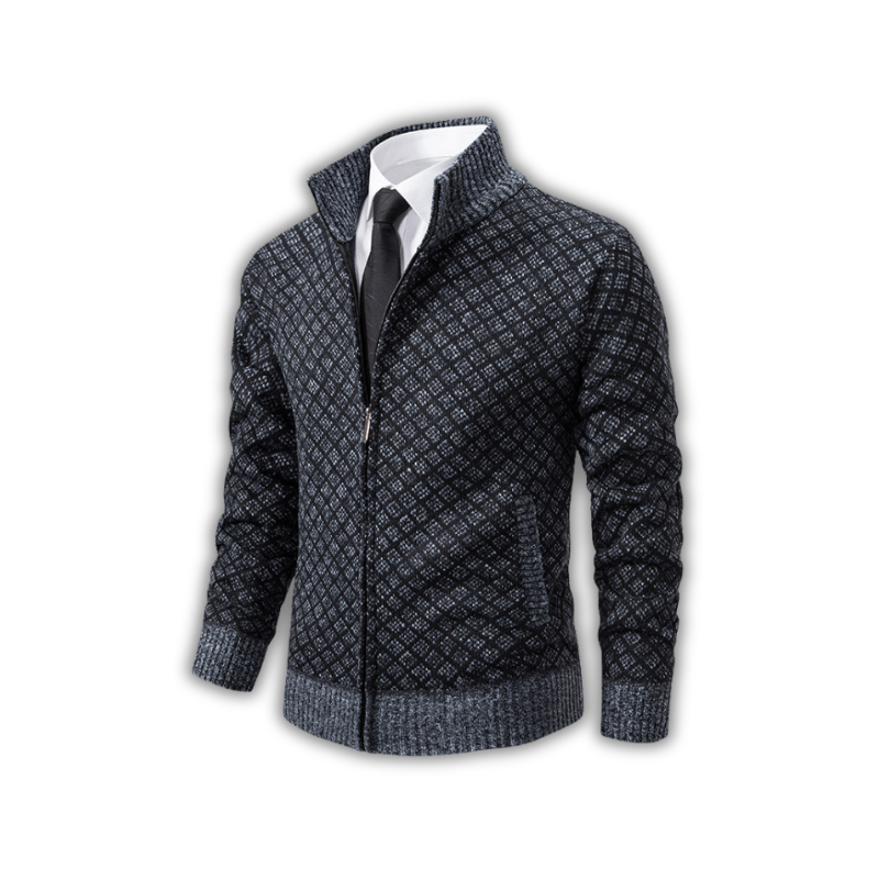 Comfortabel heren vest, elegant ontwerp. Zacht materiaal, perfect als mode kleding voor de winter.