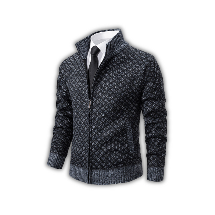 Comfortabel heren vest, elegant ontwerp. Zacht materiaal, perfect als mode kleding voor de winter.