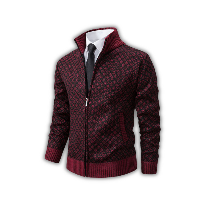 Modern heren vest met fullzip sluiting, slimfit pasvorm. Stijlvolle en comfortabele mode bovenkleding.