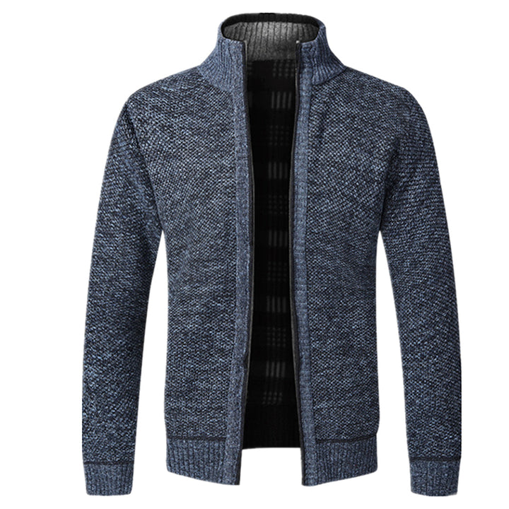 "Stijlvol heren vest met ritssluiting, blauw, slim-fit, ademend materiaal, ideaal voor casual en formele herfstoutfits."