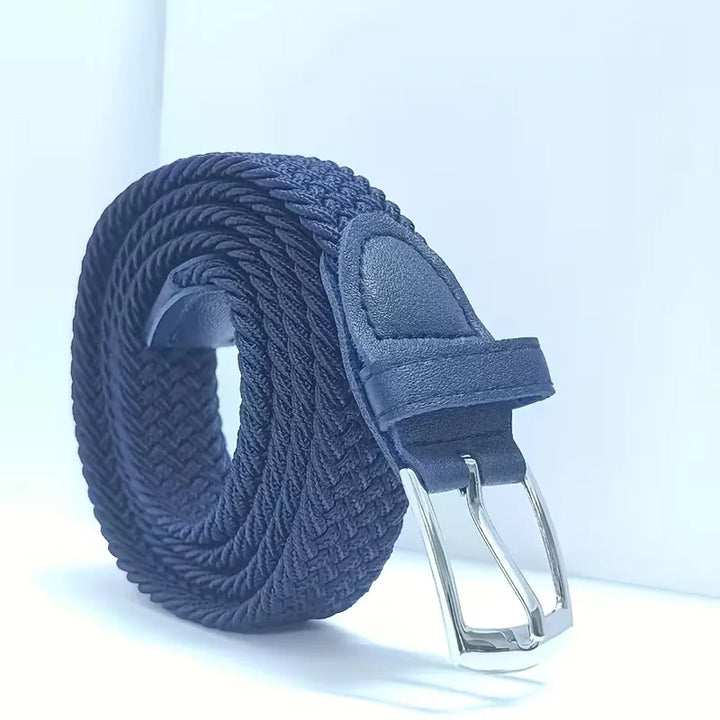 Chique gevlochten brede riem voor dames, biedt comfort en een stijlvolle accent voor smart-casual.