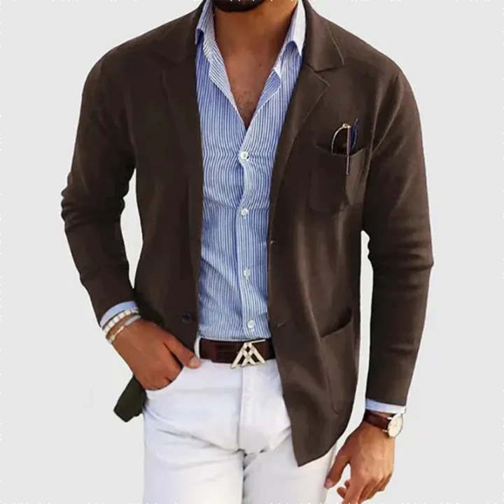 Herenblazer, casual en toch stijlvol. Dit comfortabele en veelzijdige jasje is modieus voor smart-casual looks.