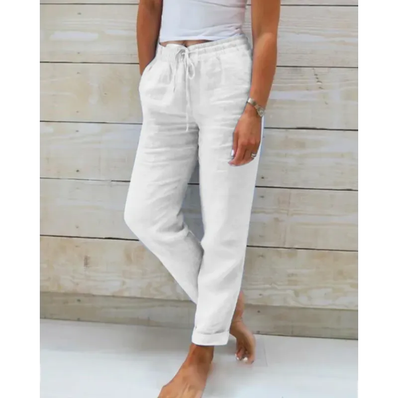 Chique wijde dames broek voor ultiem comfort. Ideaal als moderne zomer of casual broek.