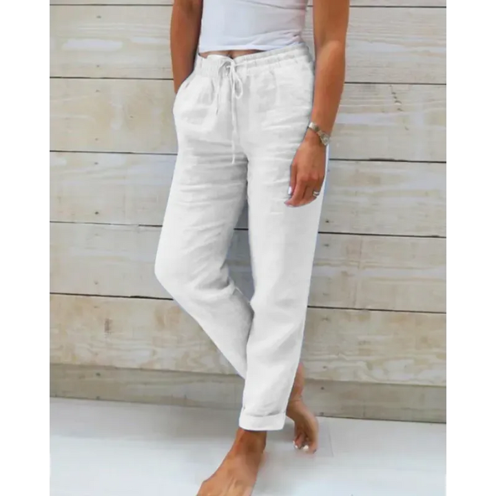 Chique wijde dames broek voor ultiem comfort. Ideaal als moderne zomer of casual broek.