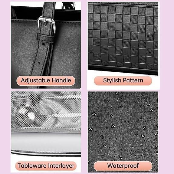 Handige dames laptoptas en lunchtas, ideaal voor onderweg. Geïsoleerd en ruim voor al je benodigdheden.