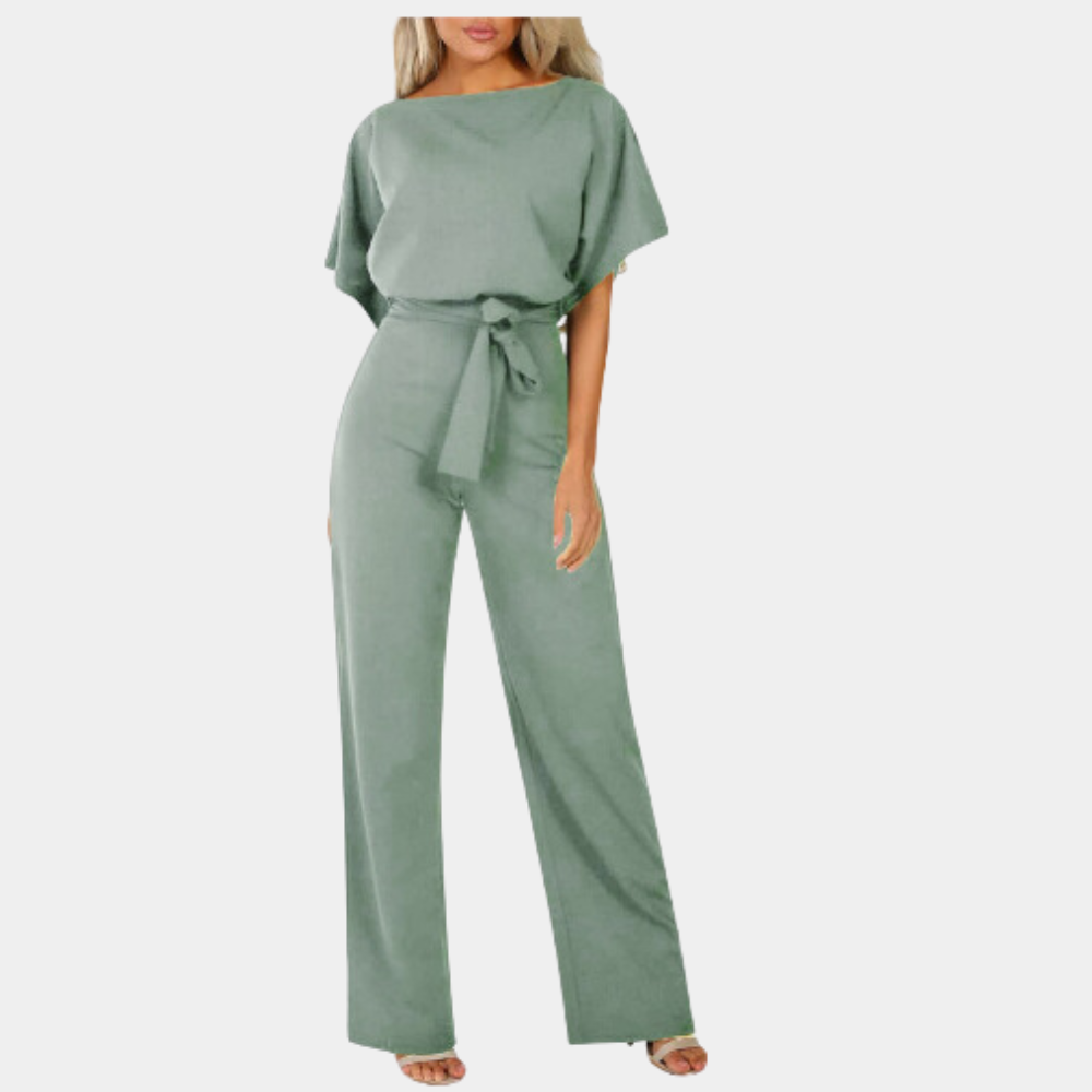 "Stijlvolle dames jumpsuit voor zomer, licht en luchtig materiaal, verfijnde snit in diverse kleuren, perfect voor elke geleg