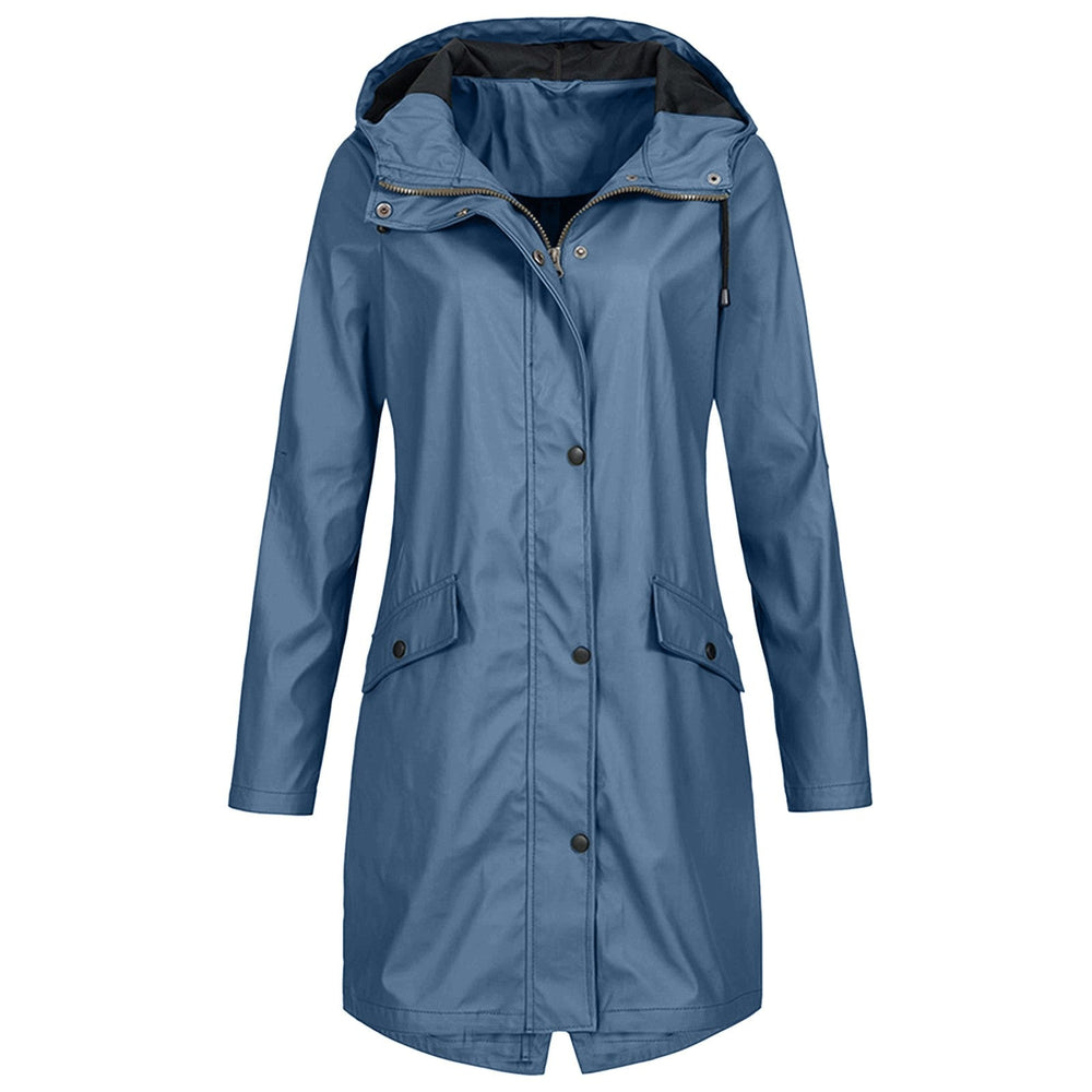 Modieuze dames regenjas, biedt bescherming tegen wind en regen, perfect voor stijlvolle vrouwen.