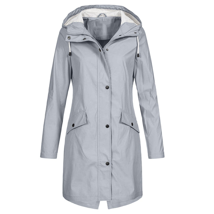 Praktische dames outdoor jas, waterdicht en winddicht, ideaal voor wandelingen en buitenactiviteiten.