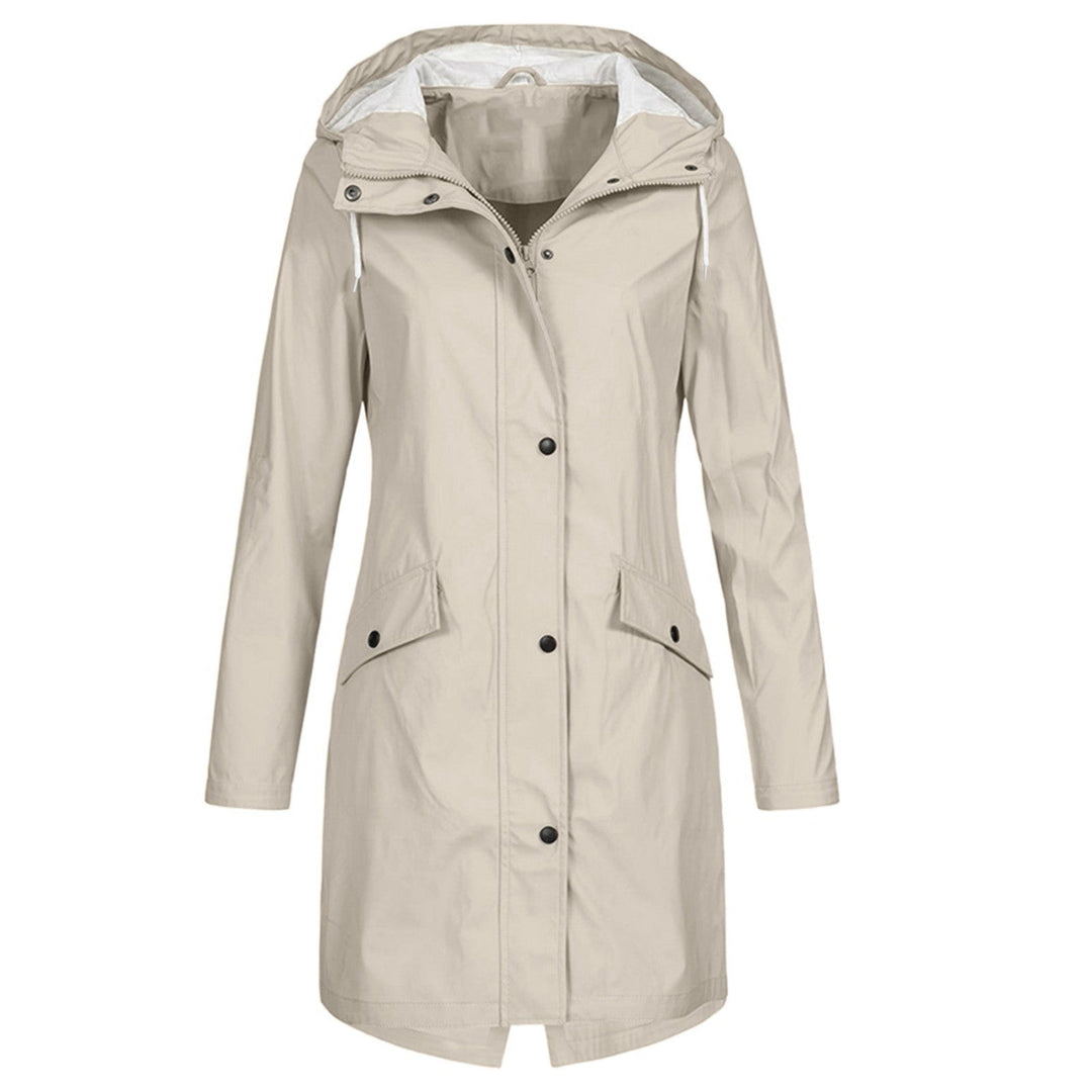 Comfortabele dames regenjas, houdt je droog en warm tijdens de herfst en winter buiten.