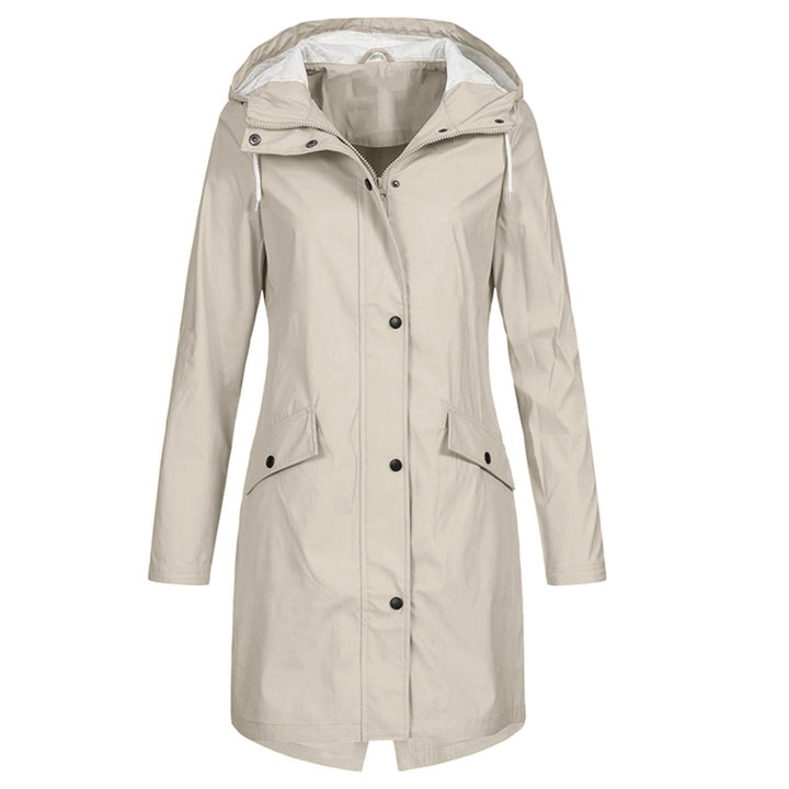 Comfortabele dames regenjas, houdt je droog en warm tijdens de herfst en winter buiten.
