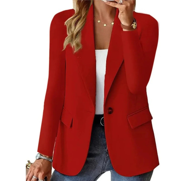Trendy damesblazer met een moderne pasvorm, perfect voor een stijlvolle look.