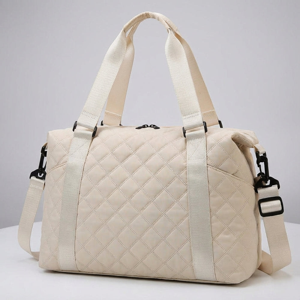 Praktische, ruime gewatteerde duffelbag; perfect voor comfortabel reizen en alle benodigdheden.