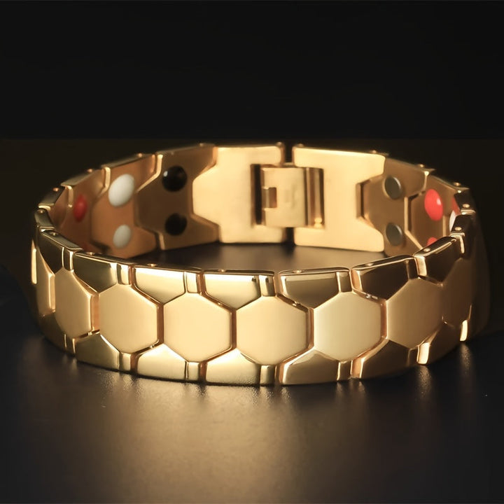 Stijlvolle heren armband van duurzaam materiaal, perfect voor een moderne en elegante look.