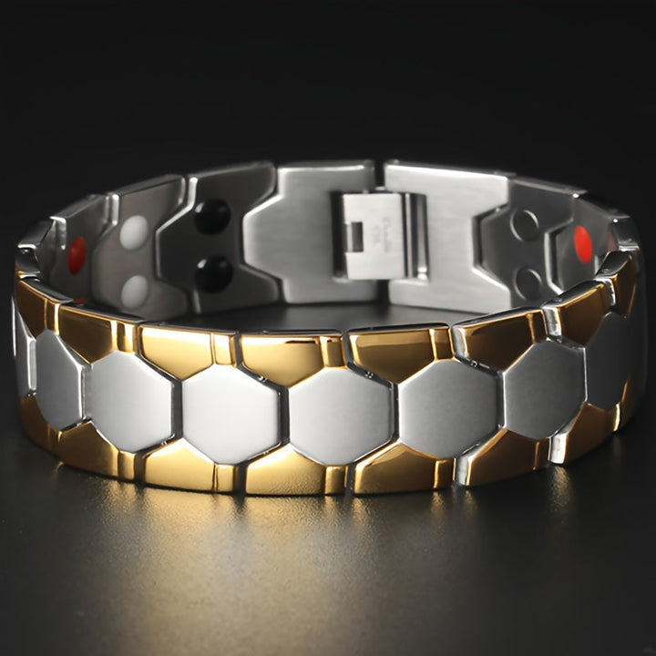 Luxe heren armband, perfect cadeau voor mannen die houden van moderne en stijlvolle sieraden. Duurzaam design.