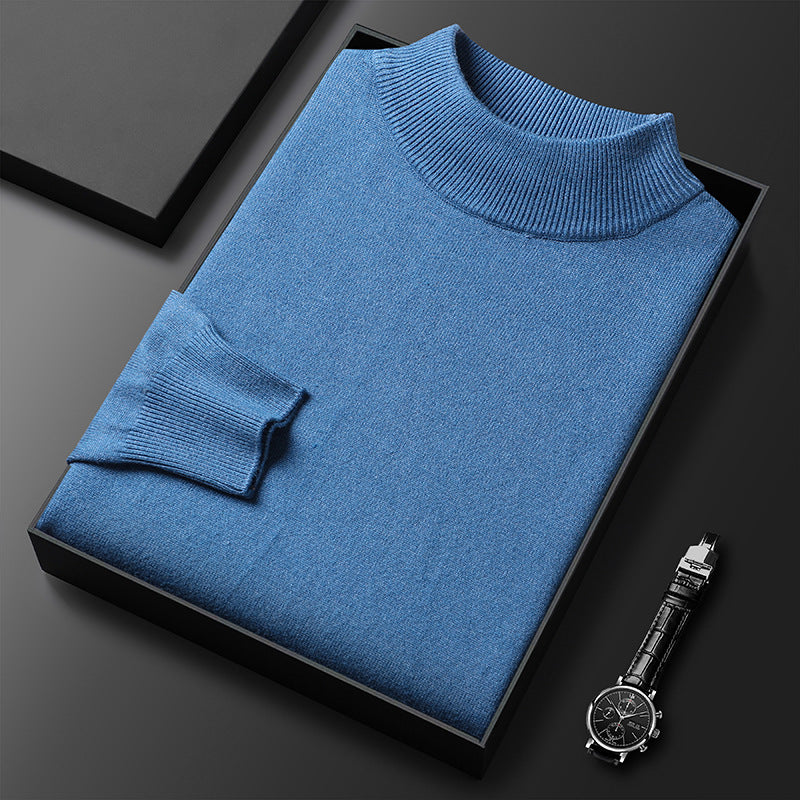 Stijlvolle heren coltrui, slim fit en comfortabel. Ideaal voor trendy wintermode.